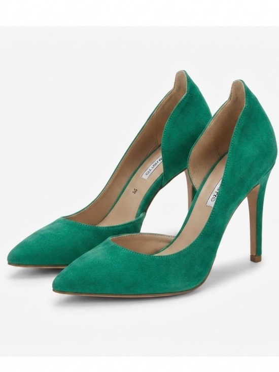 By Malene Birger Shoes - Malene Birger green suede Tenera heels